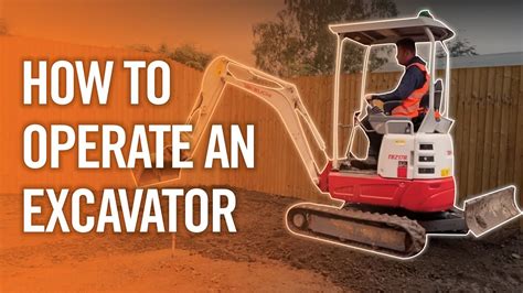 operate mini excavator most leverage|how to use a mini excavator.